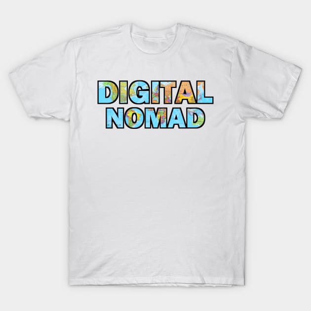 Digital Nomad T-Shirt by AbundanceSeed